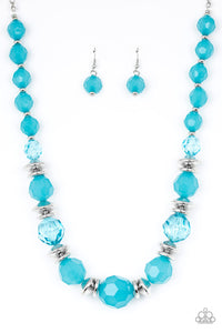 Dine And Dash-Blue Necklace.