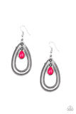 Drops of Color-Pink Earring-Paparazzi Accessories.