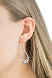 Fancy First-Silver Earring-Paparazzi Accessories.
