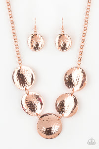 First Impressions-Copper Necklace-Paparazzi Accessories.