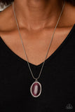 GLISTEN To This-Purple Necklace-Paparazzi Accessories.