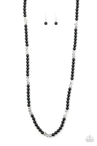 Girls Have More FUNDS-Black Necklace-Paparazzi Accessories.