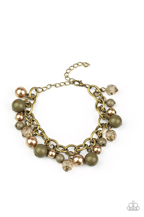 Grit and Glamour-Green Clasp bracelet-Paparazzi Accessories.