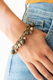 Grit and Glamour-Green Clasp bracelet-Paparazzi Accessories.