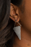 Have A Bite-Silver Post Earring-Paparazzi Accessories.