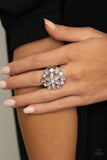 Hopes and GLEAMS-Pink Ring-Paparazzi Accessories.