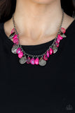 Hurricane Season-Pink Necklace-Paparazzi Accessories.