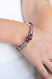 Instant Zen-Purple Stretch Bracelet-Paparazzi Accessories.