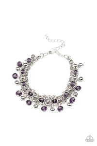 Just For The FUND Of It-Purple Clasp Bracelet-Paparazzi Accessories.
