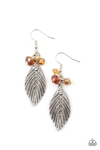 LEAF It To Fate-Brown Earring-Paparazzi Accessories.