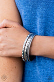 Confidently Curvaceous-White Bracelet-Paparazzi Accessories