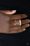 Me, Myself, and IVY-Copper Ring-Paparazzi Accessories.