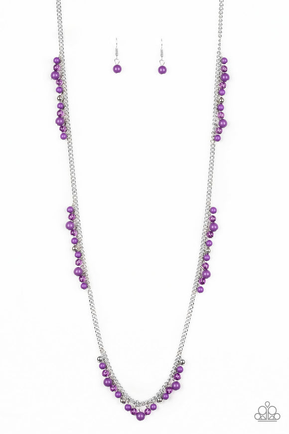 Paparazzi Flirtatiously Fruity - Purple Bead Necklace- GlaMarous Titi –  GlaMarous Titi Jewels