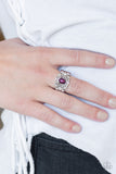 Mod Modest-Purple Ring-Paparazzi Accessories.
