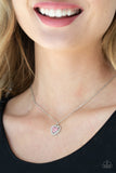 My Heart Goes Out To You-Pink Necklace-Paparazzi Accessories.