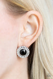 My Second Castle-Black Post Earring-Paparazzi Accessories.