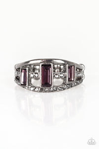 Noble Nova-Purple Ring-Paparazzi Accessories.