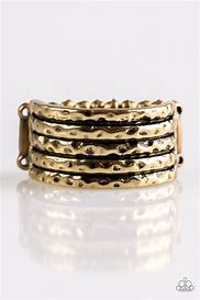 Texture Timbre-Brass Ring-Paparazzi Accessories.