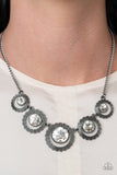 PIXEL Perfect-Black Necklace-Paparazzi Accessories.