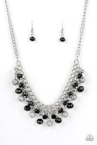 Party Spree-Black Necklace-Paparazzi Accessories.