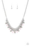 Party Spree-Pink Necklace-Paparazzi Accessories.