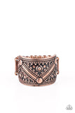 Primal Patterns-Copper Ring-Paparazzi Accessories.