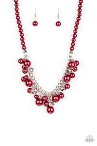 Prim and POLISHED-Red Necklace-Paparazzi Accessories.