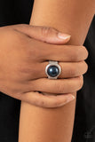 Prim and PROSPER-Blue Ring-Paparazzi Accessories.