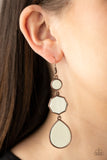 Progressively Posh-Copper Earring-Paparazzi Accessories.