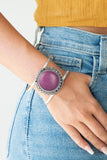 RODEO Rage-Purple Cuff Bracelet-Paparazzi Accessories.