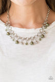 Fiercely Fancy-Green Necklace-Paparazzi Accessories.