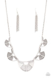 Record-Breaking Radiance-Silver Necklace-Paparazzi Accessories.