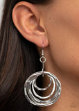 Ringing Radiance-Silver Earring-Paparazzi Accessories.