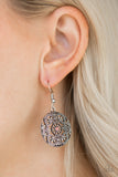 Rochester Royale-Pink Earring-Paparazzi Accessories.
