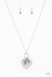 Romeo Romance-Purple Necklace-Paparazzi Accessories.