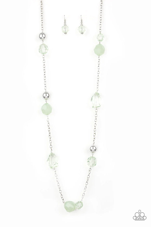 Royal Roller-Green Necklace-Paparazzi Accessories