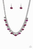 Runway Rebel-Purple Necklace-Paparazzi Accessories.