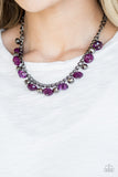 Runway Rebel-Purple Necklace-Paparazzi Accessories.