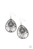 Rural Muse-Silver Earrings-Paparazzi Accessories.