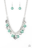 Seaside Sophistication-Green Necklace-Paparazzi Accessories.