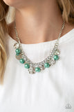 Seaside Sophistication-Green Necklace-Paparazzi Accessories.