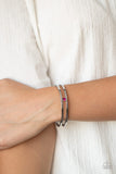 Solo Artist-Pink Cuff Bracelet-Paparazzi Accessories.