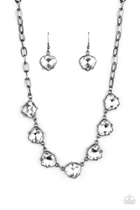 Star Quality Sparkle-Black Necklace-Paparazzi Accessories.