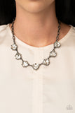 Star Quality Sparkle-Black Necklace-Paparazzi Accessories.