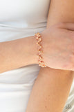 Starlit Stunner-Copper Clasp Bracelet-Paparazzi Accessories.