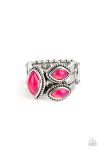 The Charisma Collector-Pink Ring-Paparazzi Accessories