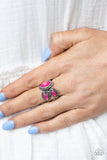 The Charisma Collector-Pink Ring-Paparazzi Accessories