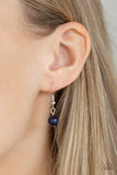 Teardrop Tranquility-Blue Necklace-Paparazzi Accessories.