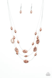 Top Zen-Copper Necklace-Paparazzi Accessories.