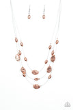 Top Zen-Copper Necklace-Paparazzi Accessories.